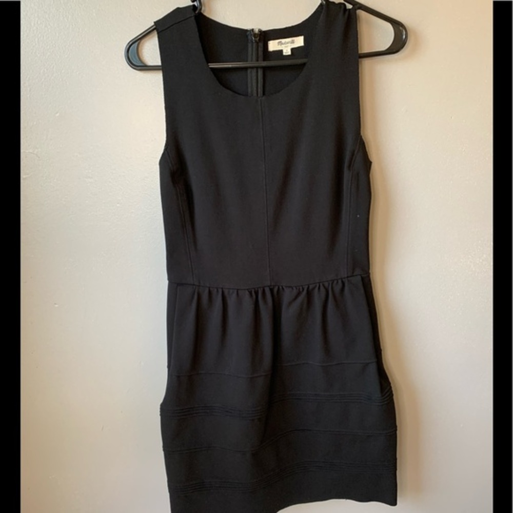 Madewell Black Sleeveless Dress